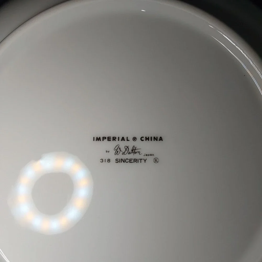 Vtg Imperial China‎ Dalton Japan  (2) SINCERITY 318 - 9